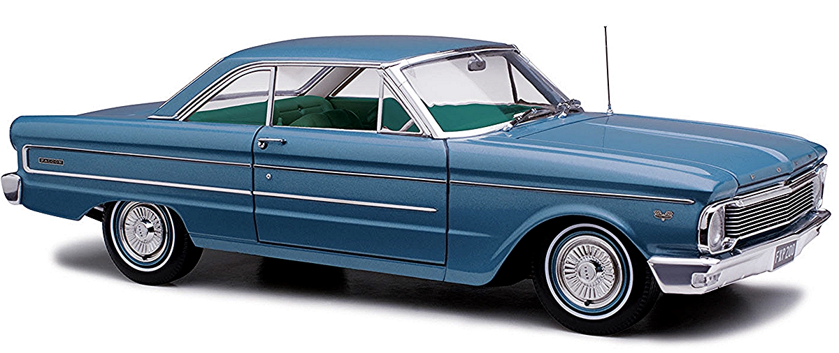 Ford Falcon Xp 1965 Futura Hardtop Silver Blue Metallic With Turquoise Blue Metallic Two Tone Interior