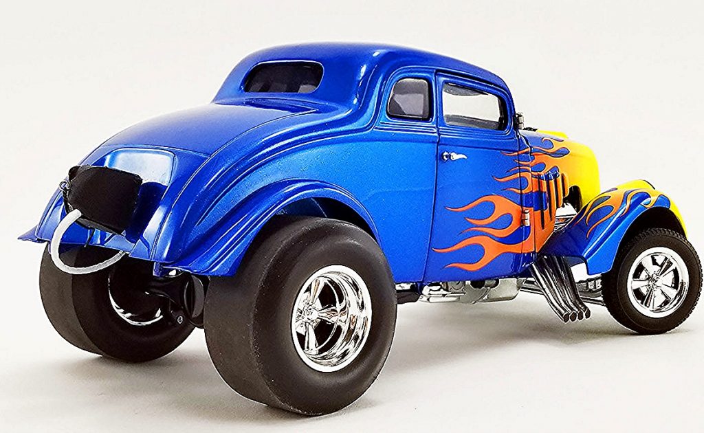Rat Fink 1933 Willys Gasser Blue with Flames Riverina