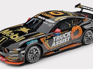 *Mobil 1 Optus Racing #2 Ford Mustang GT 2024 Panasonic Air Conditioning Sydney SuperNight, Ryan Wood (Mobil 1 50th Anniversary Gold Livery)