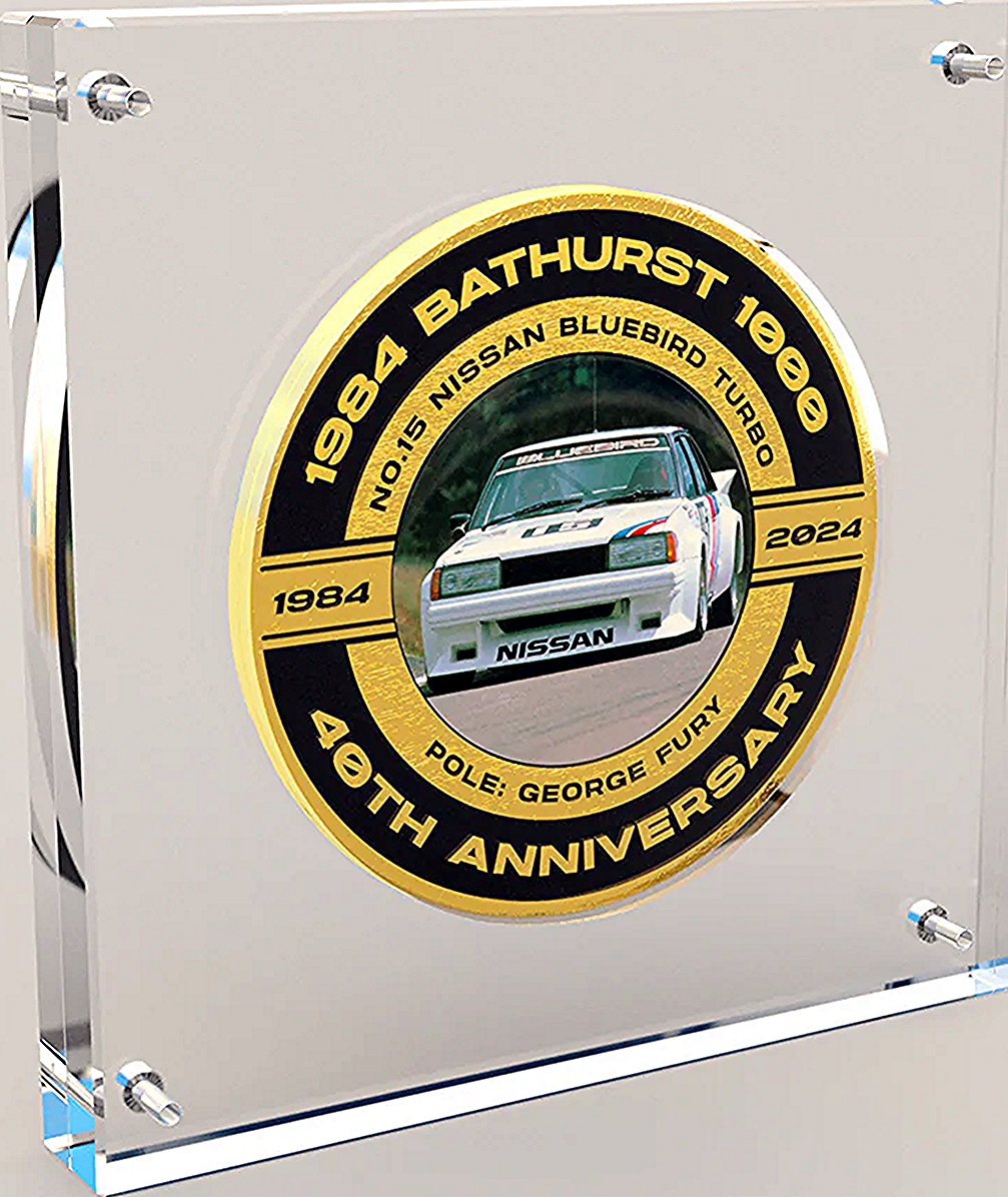 1984 Bathurst 1000 Pole Position 40th Anniversary Collector Medallion