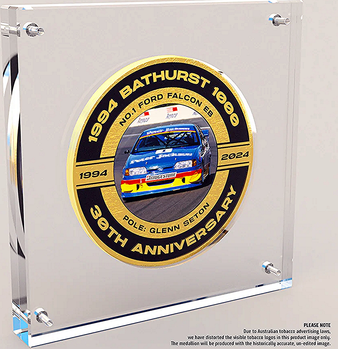 1994 Bathurst 1000 Pole Position 30th Anniversary Collector Medallion