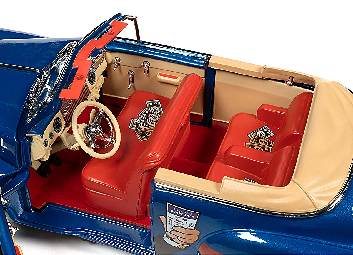 Monopoly 1947 Cadillac Convertible w/Resin Figure - Image 5