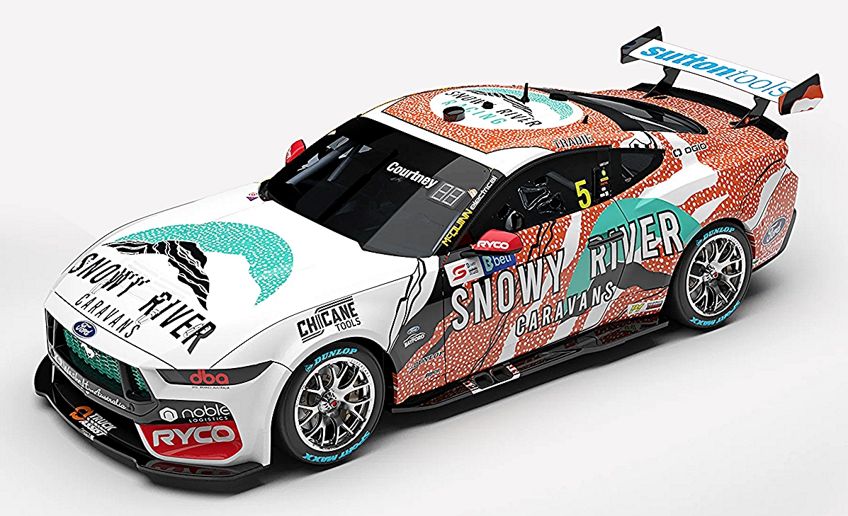 *Tickford Racing #5 Ford Mustang GT 2023 Betr Darwin Triple Crown Indigenous Livery James Courtney