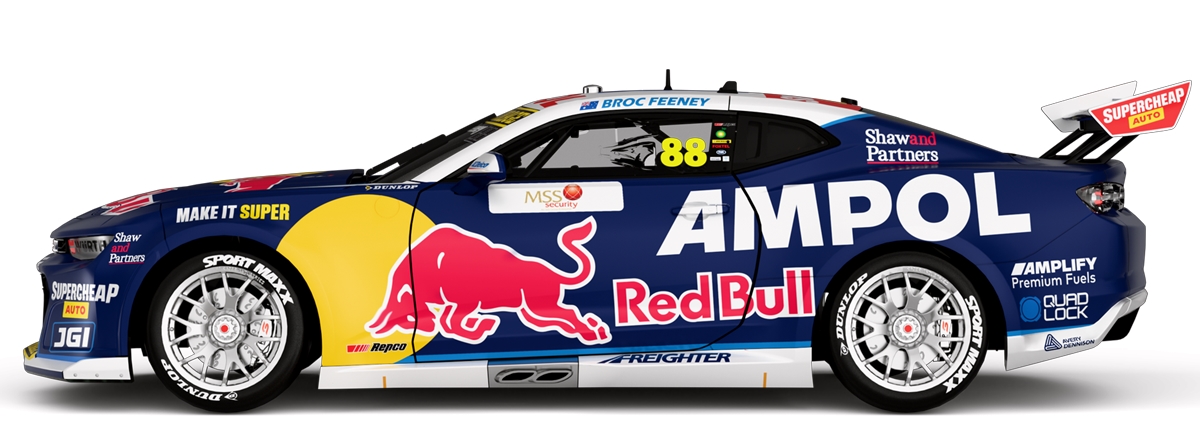 Chevrolet Camaro - Red Bull Ampol Racing - Broc Feeney #88 - 2025 MSS Security Melbourne SuperSprint - Image 3