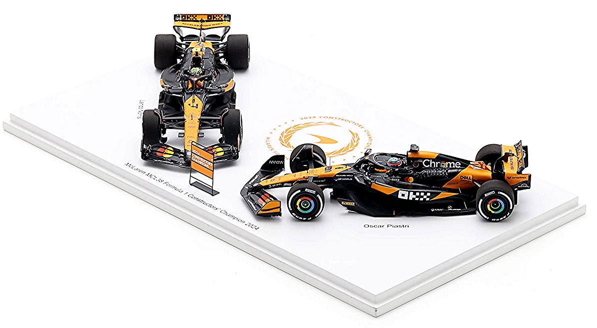 *McLaren MCL38 No.4 & No.81 Formula 1 Constructors' Champion 2024 Lando Norris & Oscar Piastri