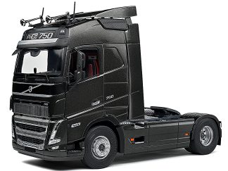2021 Volvo FH16 Globetrotter XL Semi Truck - Black Metallic