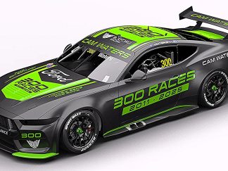 *Tickford Racing #300 Ford Mustang GT Cam Waters 300 Races Special Edition Designed by Benjamin Little