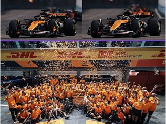 -McLaren MCL39 No.4 & No.81 Formula 1 Constructors' Champion 2025 - Lando Norris & Oscar Piastri