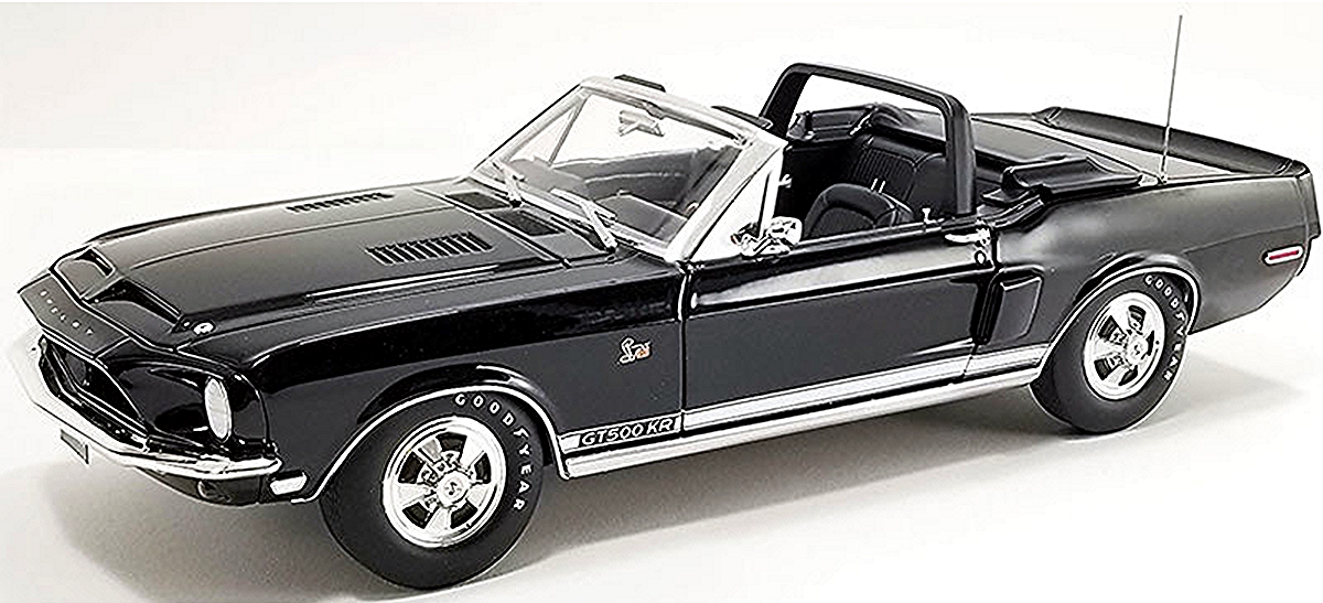 1968 Shelby GT500KR Convertible - Black with White Top