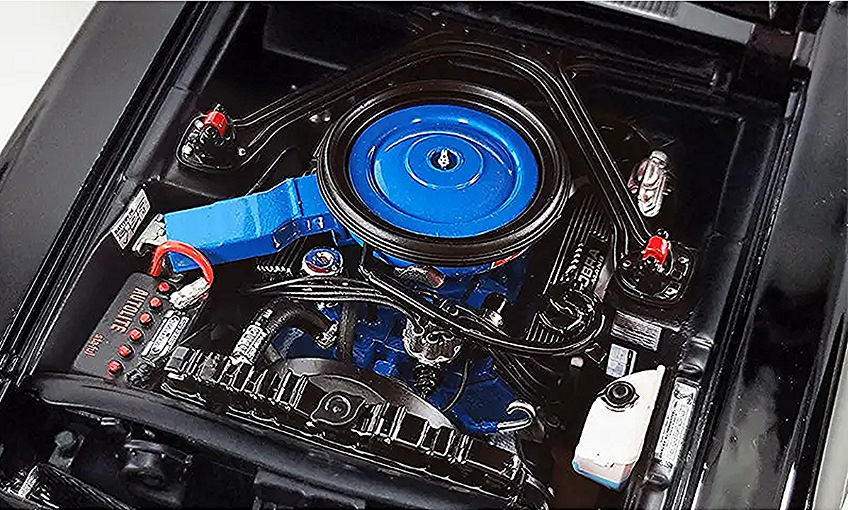 1968 Shelby GT500KR Convertible - Black with White Top - Image 4