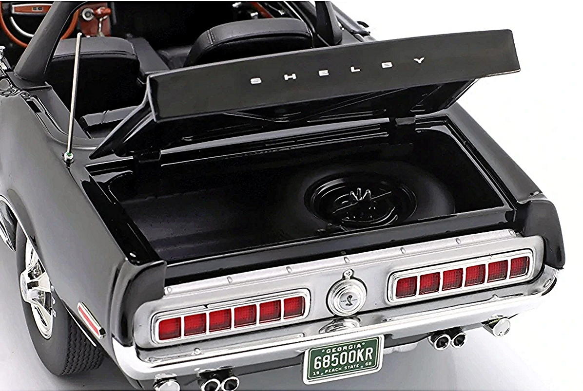 1968 Shelby GT500KR Convertible - Black with White Top - Image 5
