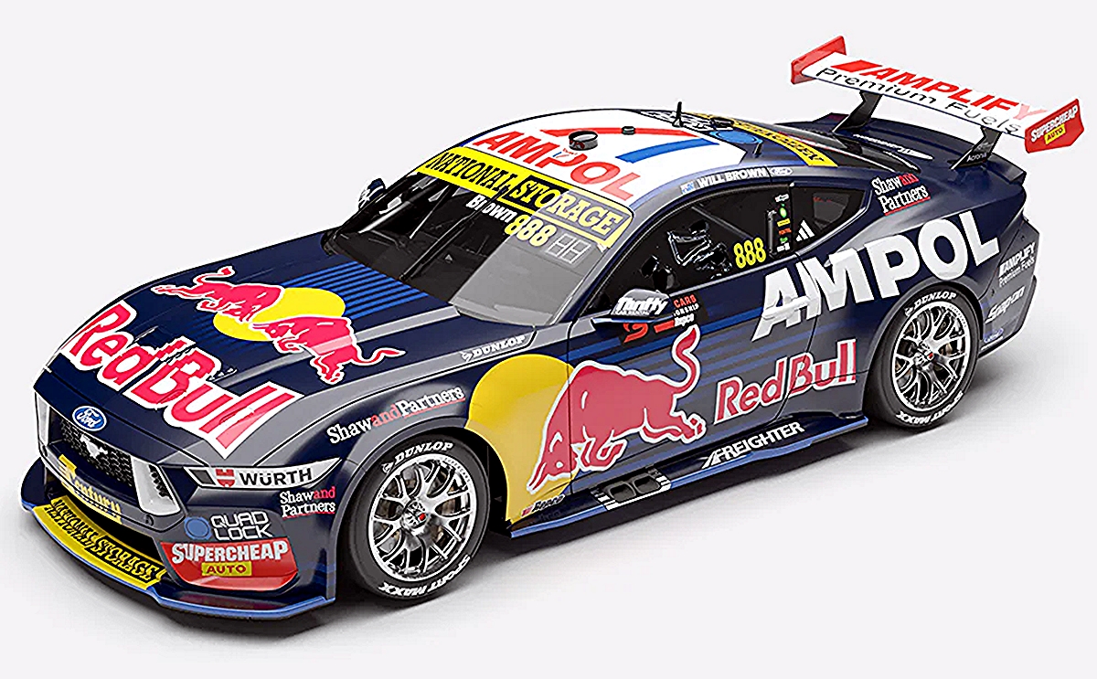 Red Bull Ampol Racing #888 Ford Mustang GT - 2026 Melbourne SuperSprint Race 7 Pole Position - Will Brown