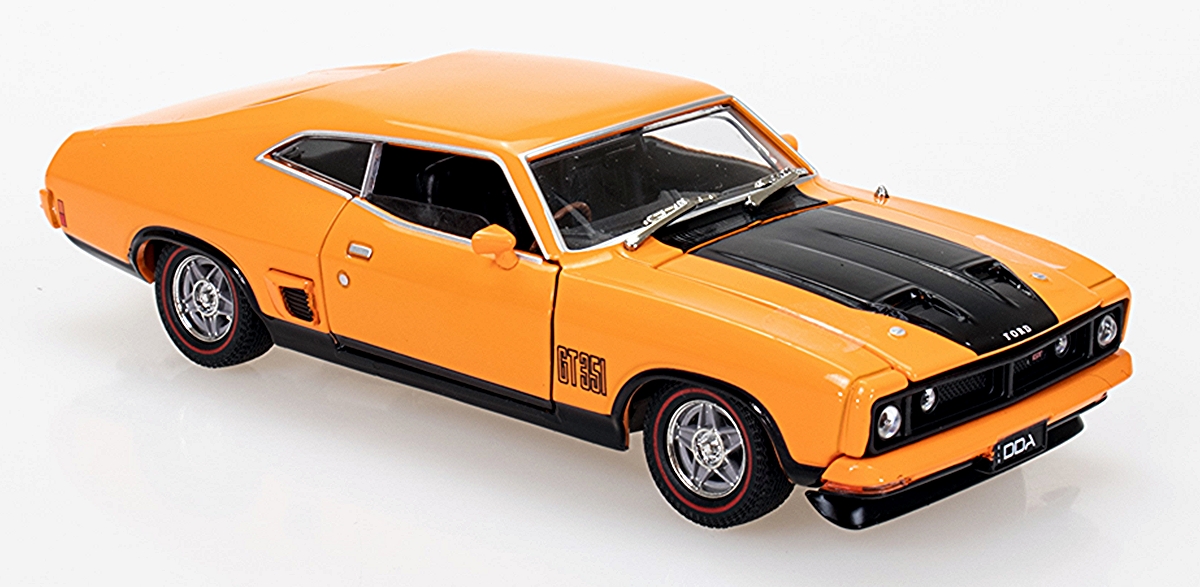 ^Ford XB Falcon GT 351 Hardtop - Orange/Black