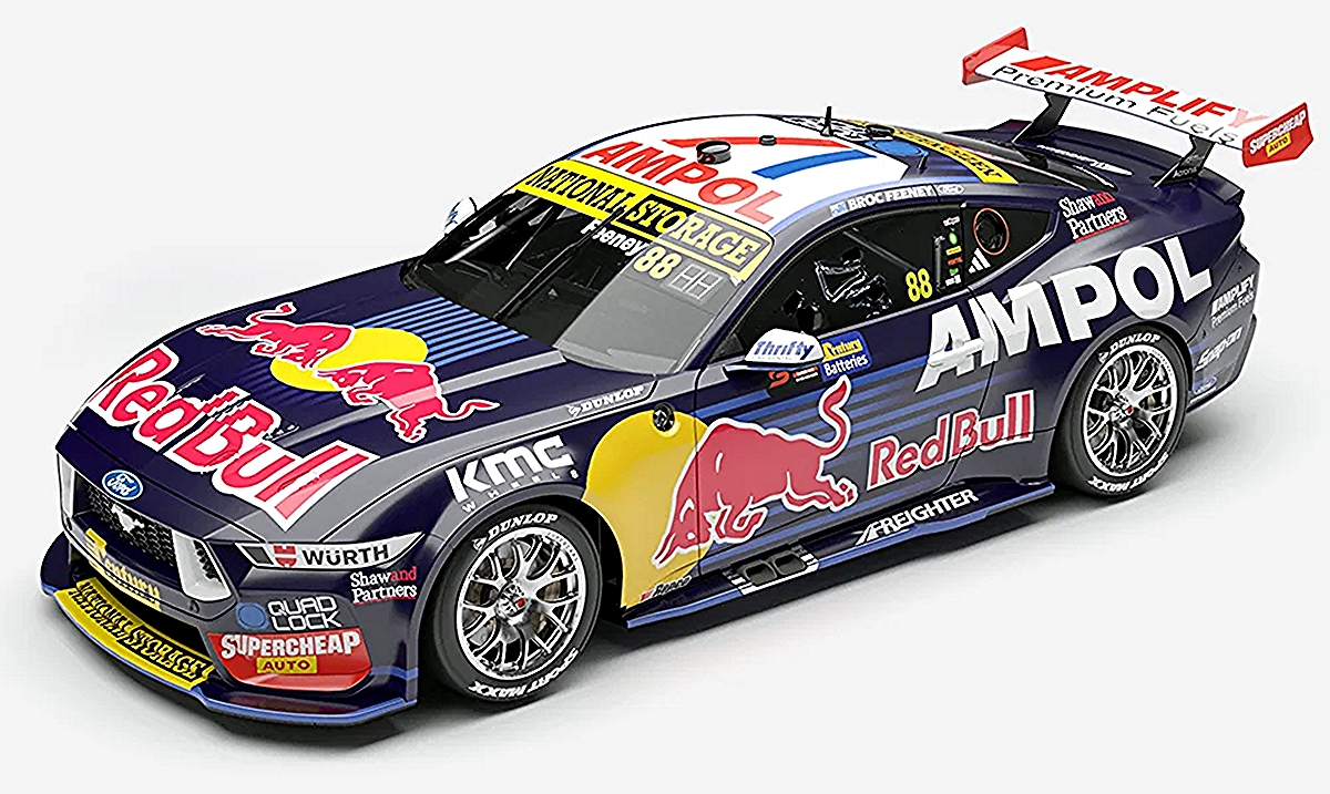 Red Bull Ampol Racing #88 Ford Mustang GT - 2026 Repco Sprint Cup Champion - Broc Feeney - Image 2