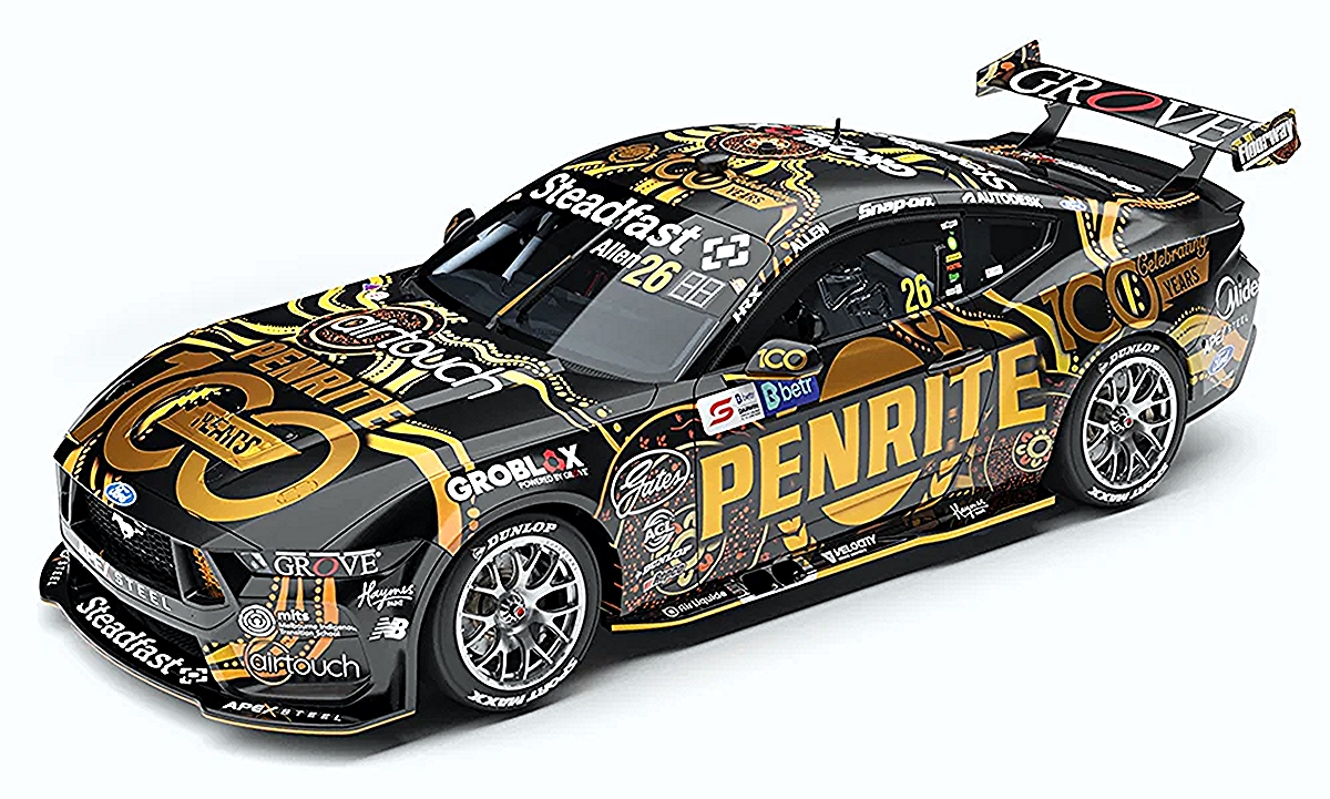 *Penrite Racing #26 Ford Mustang GT - 2026 Betr Darwin Triple Crown Indigenous Round Race 18 Winner - Kai Allen