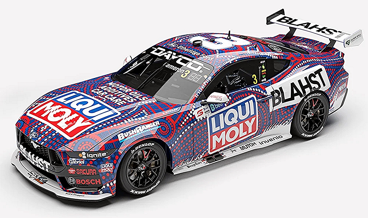 *Liqui Moly BLAHST Racing #3 Ford Mustang GT 2026 Betr Darwin Triple Crown Indigenous Aaron Cameron